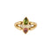 Bague 52.5 Bague or jaune, tourmaline rose et verte et diamants 58 Facettes AUX1017