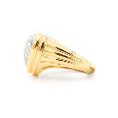 Bague Bague Repossi en or jaune avec diamant en forme de cœur de 0,64 ct 58 Facettes 22038