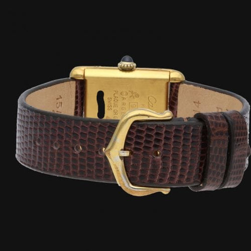 Montre Cartier Montre Tank Vermeil 58 Facettes MT42366