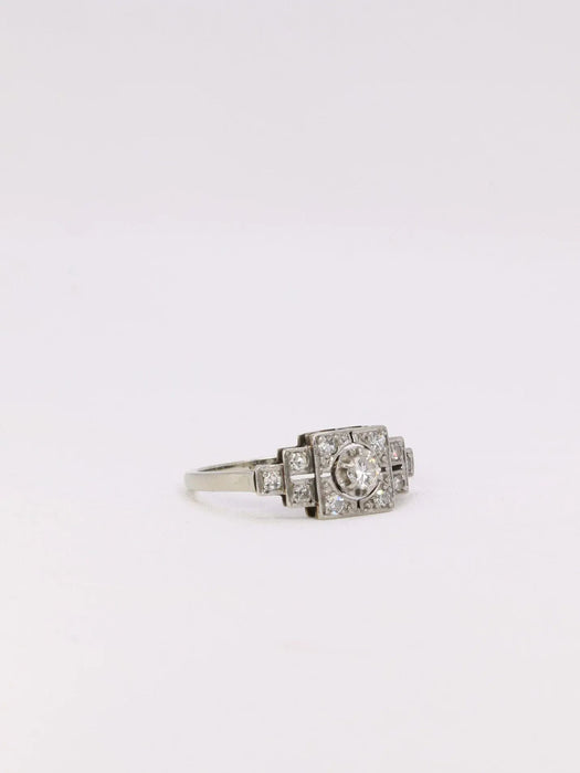 Ring Art Deco diamanten