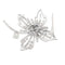 Broche Broche "Fleur" platine, or blanc, diamants. 58 Facettes 33787