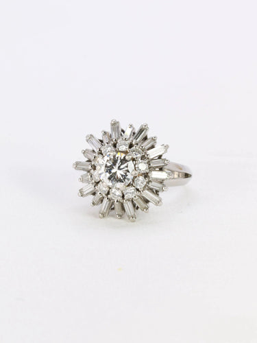 Vintage ballerina diamanten ring