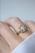 Bague 53 Bague Marguerite diamants 1.80 Cts or jaune 58 Facettes