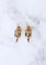 Boucles d'oreilles Boucles d'Oreilles Anciennes Pendantes Email et Perles 58 Facettes