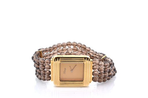 Montre Montre Poiray en or 18k et perles de quartz 58 Facettes 27686