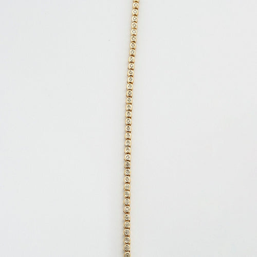 Collier Collier rivière de diamants or jaune 58 Facettes GAW8