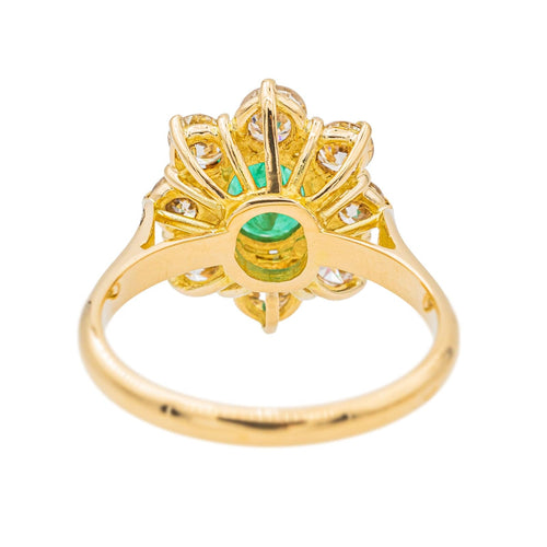 Bague 52 Bague Pompadour Or jaune Emeraude 58 Facettes 3753143RV