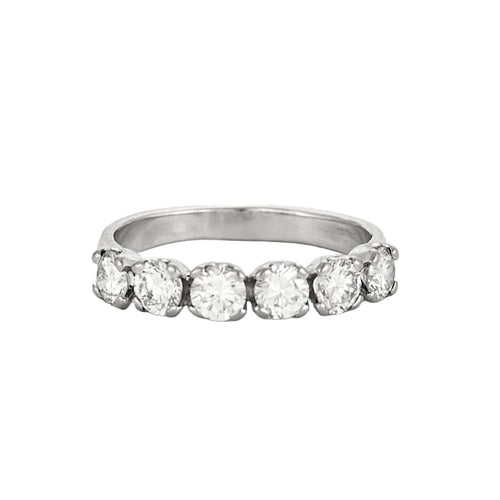 Bague 52 BAGUE "DEMI-TOUR" OR ET DIAMANTS. 58 Facettes BO/240004