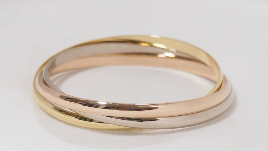 Bracelet Bracelet Trinity de Cartier d'occasion trois ors 58 Facettes 31245