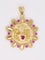 Pendentif Pendentif or jaune rubis "Il bat pour toi" grand modèle 58 Facettes 1190.4