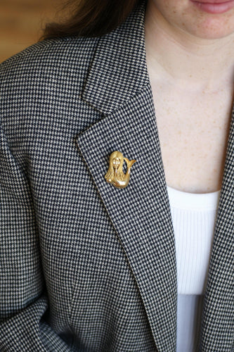 Broche FRED - Broche Sirène Jean Cocteau or jaune 58 Facettes