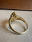 Bague 51 Antique yellow gold diamond ring 58 Facettes