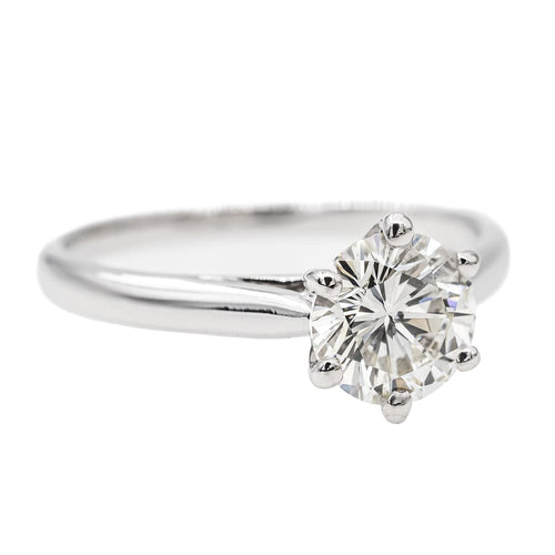 Bague 47 Bague Or blanc Diamant 58 Facettes 2826015CN