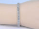 Bracelet Bracelet tennis en or blanc avec 2 rangées de diamants 58 Facettes 2020