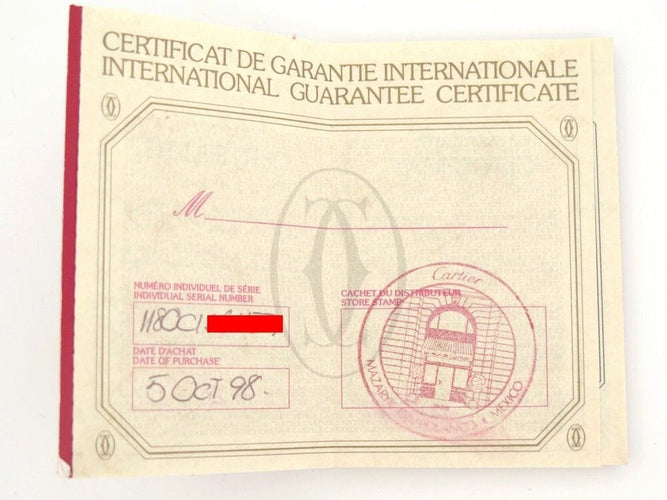 Montre vintage montre CARTIER cougar 32mm or & acier 58 Facettes 260564