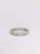 Bague 58 Alliance américaine en or blanc et diamants 4 ct 58 Facettes J47