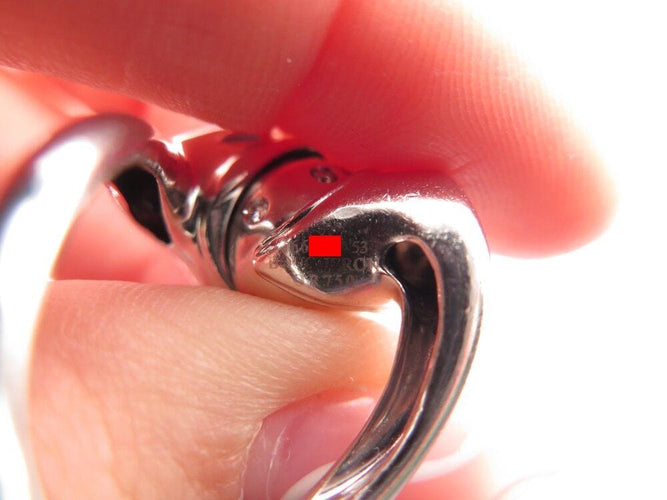 Bague 53 bague BOUCHERON trouble serpent or blanc 58 Facettes 261346