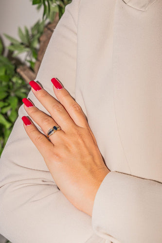 Bague 51 Bague Or jaune Saphir, Diamant 58 Facettes 2866506CN