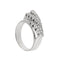 Bague 59 Bague triple rivière avec diamants 0,48 ct 58 Facettes 30234