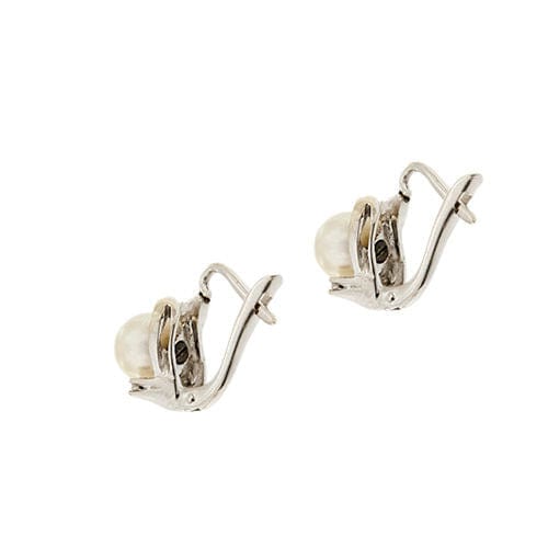 Boucles d'oreilles Boucles d'oreilles en perles et diamants 58 Facettes 26902