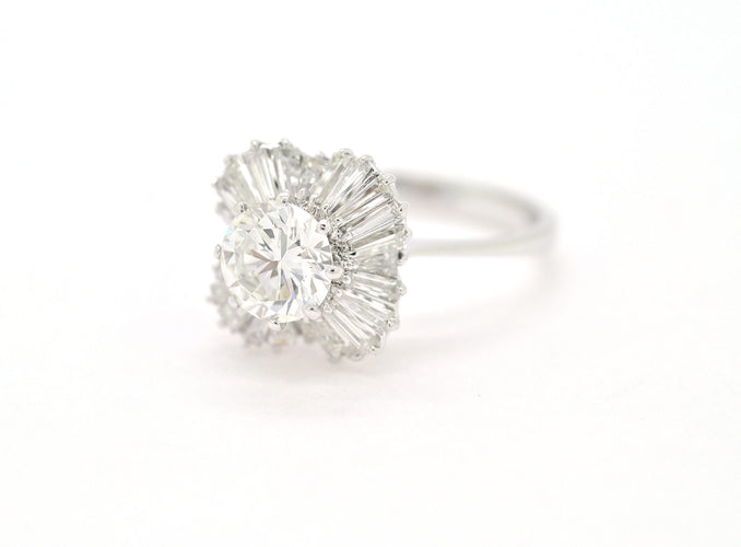 Bague Anello con diamante centrale 1,39 carati 58 Facettes