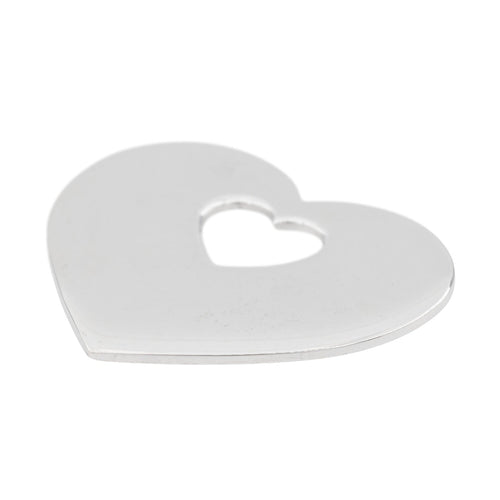 Pendentif Poiray Pendentif Coeur Coeur Or blanc 58 Facettes 3049964CN