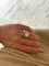 Bague 52 Vintage platinum diamond ring 58 Facettes