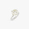 Bague Bague solitaire en or blanc avec diamant 58 Facettes 22747