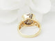 Bague 51 Bague en or jaune pavage de diamants 58 Facettes 33400