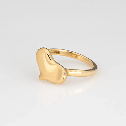 Bague 53 Angela Cummings - Bague Coeur Vintage Or Jaune 58 Facettes G13407