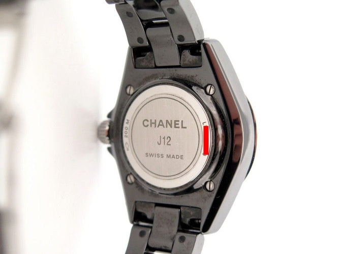 Montre montre CHANEL j12 intense black ceramique noire 58 Facettes 259358