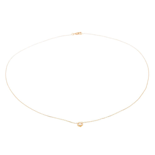 Collier Collier Or rose Diamant 58 Facettes 579149RV