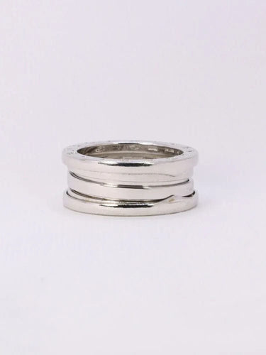 Bague 52 BVLGARI Bague B.Zéro1 moyen modèle en or blanc 58 Facettes J146