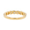 Bague 55 Bague Demi alliance Or jaune Diamant 58 Facettes 3377041CN