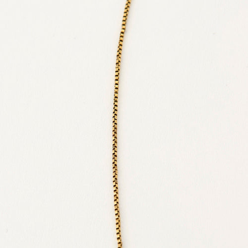 Collier Chaine or jaune maille carrée 58 Facettes MON0854