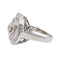 Bague 59 Bague Cocktail Or blanc Diamant 58 Facettes 3358948CN