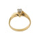 Bague Bague solitaire contrariée avec diamant 0,30 ct 58 Facettes 31425