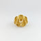 Bague 54 Bague en or jaune motif corde ondulante 58 Facettes 32695
