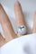 Bague 49.5 Bague Art Déco or blanc, platine, aigue-marine, diamants 58 Facettes