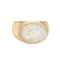 Bague 61 Bague opale éthiopienne 10 carats, chevalière est-ouest 58 Facettes G13202