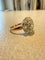 Bague 53 Antique two tone gold diamond ring 58 Facettes
