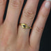 Bague 54 Bague or jaune saphir décor vague 58 Facettes 21-675E