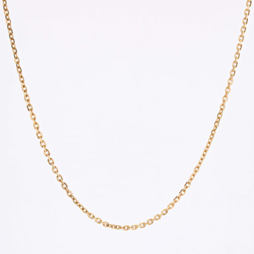 Collier Chaine maille forçat limée or jaune 58 Facettes CVCH16