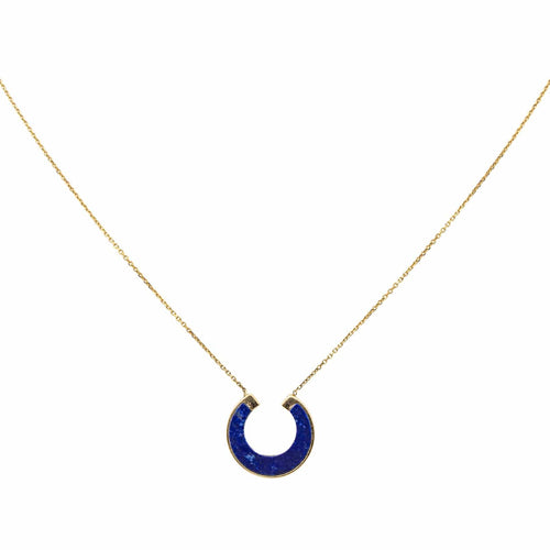 Collier Collier Or jaune Lapis Lazuli 58 Facettes 3332315CN