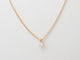Collier collier solitaire en or rose et diamant 58 Facettes 3GR18