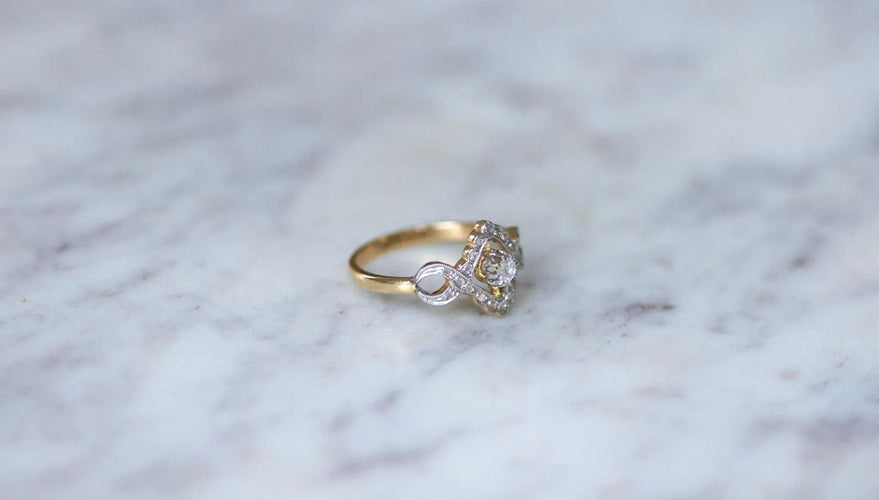 Bague Bague Belle Epoque Infini Diamants 58 Facettes