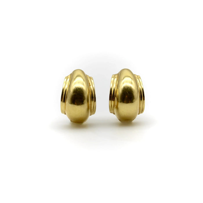 Boucles d'oreilles Vintage Tiffany & Co 18K Gold Vendome Half-Hoops par Paloma Picasso 58 Facettes