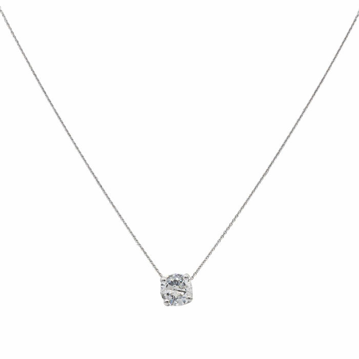 Collier Collier Solitaire Or blanc Diamant 58 Facettes 2538671CN