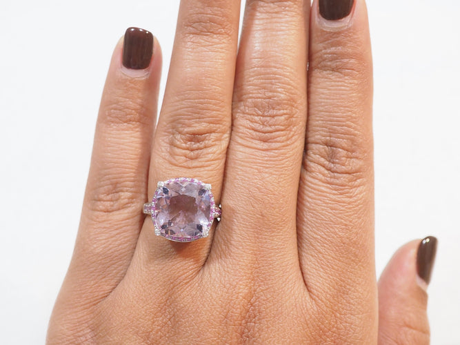 Bague 54 Bague Mauboussin "Couleur d'Amour" en or blanc et Améthyste 58 Facettes 33213