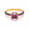 Bague 53 Bague en or rose, saphirs et améthyste 58 Facettes D363773UZ